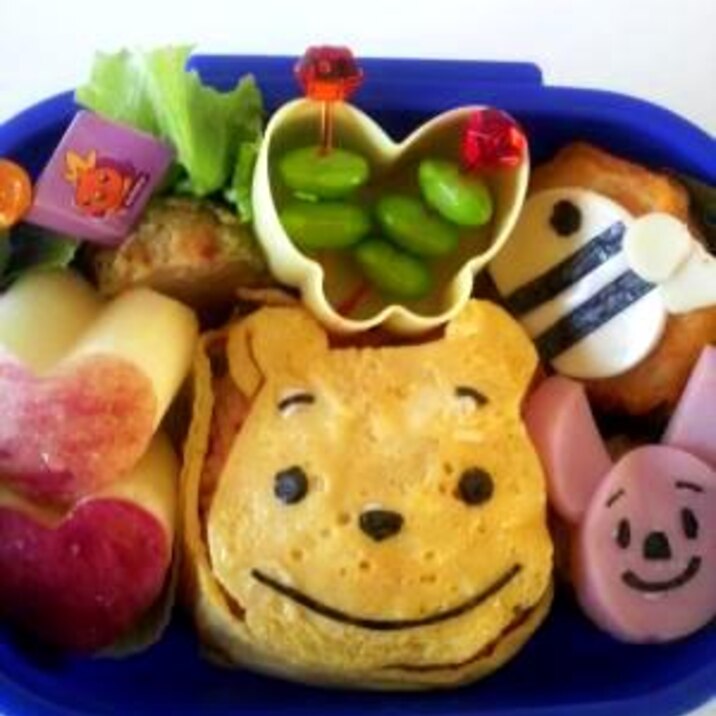 キャラ弁 プーさんとピグレット レシピ 作り方 By ぴぐれっと 楽天レシピ キャラ弁 プーさんとピグレット レシピ 作り方 By ぴぐれっと 楽天レシピ